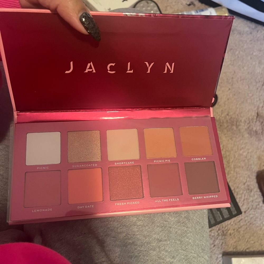 Jaclyn Hill Eyeshadow Palette - Vibrant Pink and Neutral Tones